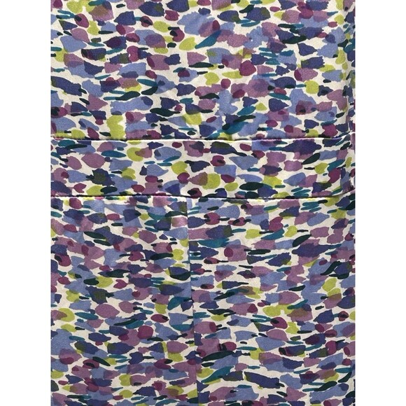 Madmazelle Lavender Abstract Print Empire Waist Maxi Dress Size Large Whimsical - Picture 6 of 9